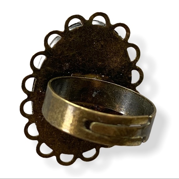 🌙 MOON PHASES RING | Adjustable | Magical Resin - Picture 5 of 11